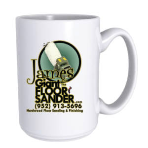 James and the Giant Floor Sander Mug